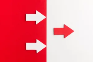 family law decision appeal concept showing 2 arrows turning into 1 arrow outcome